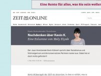 Bild zum Artikel: Sozialismus: Nachdenken über Kevin K.