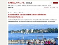 Bild zum Artikel: Reaktion auf 'Friday for Future': Konstanz ruft als erste Stadt Deutschlands den Klimanotstand aus
