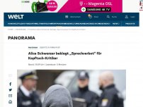 Bild zum Artikel: Alice Schwarzer beklagt „Sprechverbot“ für Kopftuch-Kritiker