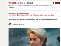 Bild zum Artikel: Berateraffäre im Verteidigungsministerium: Leitender Beamter wollte belastende Akten vernichten