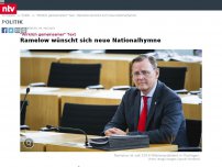 Bild zum Artikel: 'Wirklich gemeinsamer' Text: Ramelow wünscht sich neue Nationalhymne