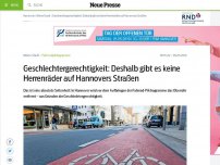 Bild zum Artikel: Darum sind keine Herrenräder auf Hannovers Straßen