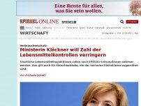 Bild zum Artikel: Verbraucherschutz: Ministerin Klöckner will Zahl der Lebensmittel-Kontrollen verringern