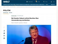 Bild zum Artikel: Bei Kanzler Habeck würde Meuthen über Auswanderung nachdenken