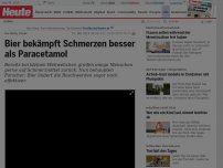 Bild zum Artikel: Na dann, Prost: Bier bekämpft Schmerzen besser als Paracetamol