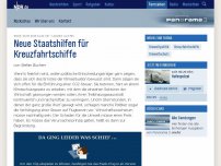 Bild zum Artikel: Neue Staatshilfen für Kreuzfahrtschiffe