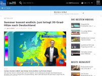 Bild zum Artikel: Sommer kommt endlich: Juni bringt 30-Grad-Hitze nach Deutschland