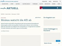 Bild zum Artikel: Moskau watscht die AfD ab