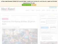 Bild zum Artikel: Kapitänin Pia Klemp drohen 20 Jahre Haft