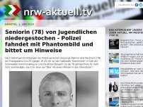 Bild zum Artikel: Seniorin (78) von Jugendlichen niedergestochen - Polizei fahndet mit Phantombild und bittet um Hinweise