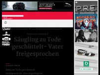 Bild zum Artikel: Baby zu Tode geschüttelt- Freispruch für den angeklagten Vater