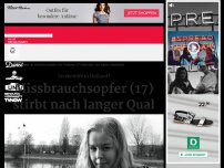 Bild zum Artikel: Missbrauchsopfer Noa Pothoven (17) tötet sich - mit legaler Sterbehilfe