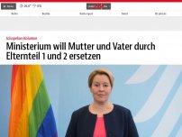 Bild zum Artikel: Ministerium will Mutter und Vater durch Elternteil 1 und 2 ersetzen