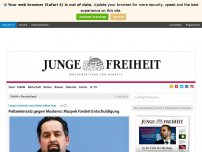 Bild zum Artikel: Polizeieinsatz gegen Moslems: Mazyek fordert Entschuldigung