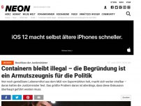 Bild zum Artikel: Beschluss der Justizminister: Containern bleibt illegal – die Begründung ist ein Armutszeugnis für die Politik