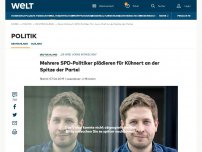 Bild zum Artikel: Mehrere SPD-Politiker plädieren für Kühnert an der Spitze der Partei