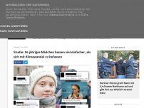 Bild zum Artikel: Studie: 16-jähriges Mädchen hassen viel einfacher, als sich mit Klimawandel zu befassen