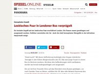 Bild zum Artikel: Homophobe Gewalt: Lesbisches Paar in Londoner Bus verprügelt