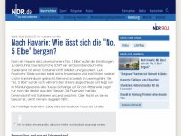 Bild zum Artikel: Havarie auf der Elbe: 'No. 5  Elbe' gesunken