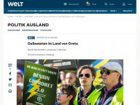 Bild zum Artikel: Gelbwesten im Land von Greta