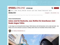 Bild zum Artikel: Grüner Ex-Umweltminister: Autos sind für Deutsche, was Waffen für Amerikaner sind - findet Jürgen Trittin