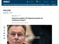 Bild zum Artikel: Oppermann plädiert für Migrationspolitik mit „knallharten Regeln“