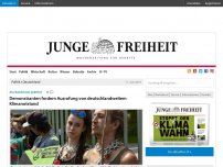 Bild zum Artikel: Demonstranten fordern Ausrufung von deutschlandweitem Klimanotstand