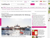 Bild zum Artikel: Italien: Matteo Salvini plant hohe Geldstrafen für Rettung von Migranten