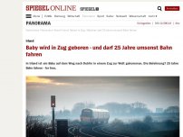 Bild zum Artikel: Irland: Baby wird in Zug geboren - und darf 25 Jahre umsonst Bahn fahren