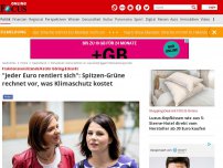 Bild zum Artikel: Fraktionsvorsitzende Katrin Göring-Eckardt  - 'Jeder Euro rentiert sich': Spitzen-Grüne rechnet vor, was Klimaschutz kostet