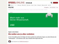 Bild zum Artikel: Angst vor den Grünen: Die wollen uns ja alles verbieten