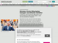 Bild zum Artikel: Parteienfinanzen - Minister Kickls Mitarbeiter bezogen exorbitante Gehälter