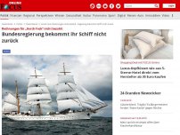 Bild zum Artikel: Rechnungen für „Gorch Fock“ nicht bezahlt - Bundesregierung bekommt ihr Schiff nicht zurück