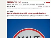 Bild zum Artikel: Urteil des EuGH: Deutsche Pkw-Maut verstößt gegen europäisches Recht