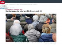 Bild zum Artikel: Kurskorrektur im System nötig: Rentenexperte plädiert für Rente mit 69