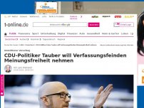 Bild zum Artikel: Peter Tauber: Verfassungsfeinde sollen nach Artikel 18 Grundrechte verlieren