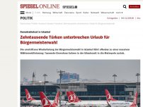 Bild zum Artikel: Demokratietest in Istanbul: Zehntausende Türken unterbrechen Urlaub für Bürgermeisterwahl