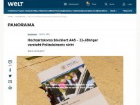 Bild zum Artikel: Hochzeitskorso blockiert A45 – 22-Jähriger versteht Polizeieinsatz nicht