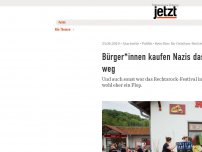 Bild zum Artikel: Bürger*innen von Ostritz kaufen Rechtsextremen das Bier weg