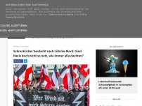 Bild zum Artikel: Schrecklicher Verdacht nach Lübcke-Mord: Sind Nazis doch nicht so nett, wie immer alle dachten?