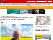Bild zum Artikel: „Ende Gelände“-Demonstrationen - Bauer Willi aus Rommerskirchen wütet gegen Klimaaktivisten: „Sie zerstören mein Feld“