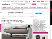 Bild zum Artikel: Japan-Reise: Angela Merkel fliegt mit zwei Regierungsjets zum G20-Gipfel