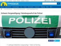 Bild zum Artikel: Schwere Vergewaltigung: Fahndungsaufruf der Polizei