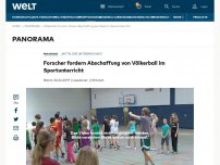 Bild zum Artikel: Forscher fordern Abschaffung von Völkerball im Sportunterricht