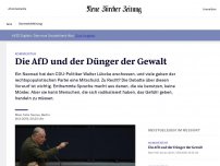 Bild zum Artikel: Die AfD und der Dünger der Gewalt