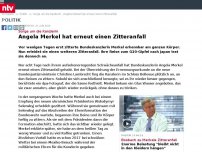 Bild zum Artikel: Sorge um die Kanzlerin: Merkel erleidet erneut Zitteranfall