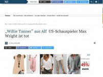 Bild zum Artikel: „Willie Tanner“ aus Alf: US-Schauspieler Max Wright ist tot