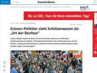 Bild zum Artikel: Grünen-Politiker sieht Schützenwesen als „Ort der Rechten“