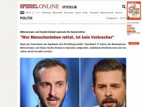 Bild zum Artikel: Böhmermann und Heufer-Umlauf sammeln für Seenotretter: 'Wer Menschenleben rettet, ist kein Verbrecher'