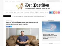 Bild zum Artikel: Mann auf Sofa weiß ganz genau, was Seenotretter in 2000 km Entfernung falsch machen